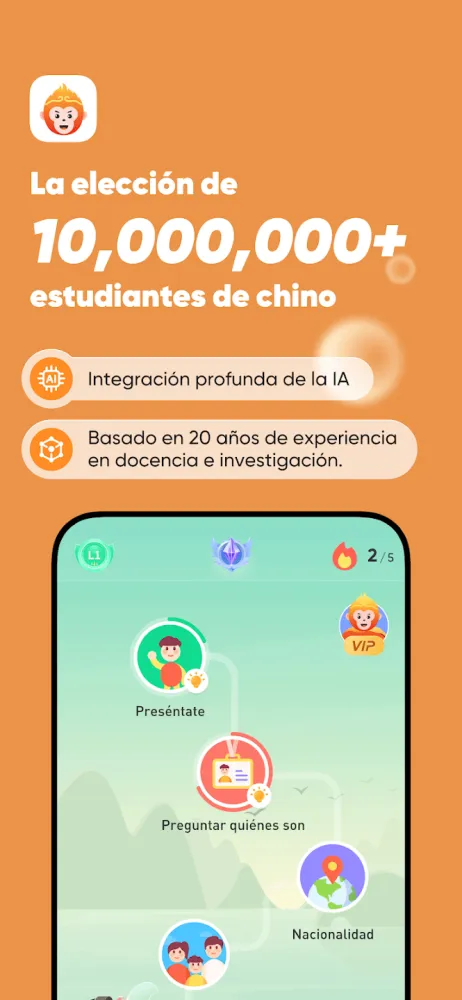 Captura de la aplicación SuperChinese