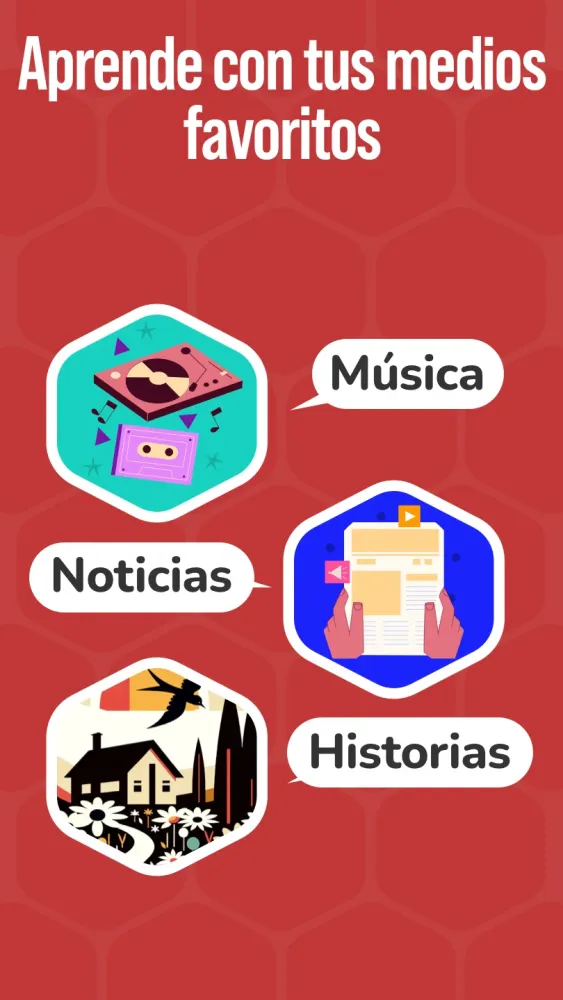 Captura de la aplicación Beelinguapp