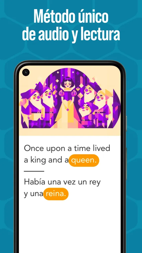 Captura de la aplicación Beelinguapp