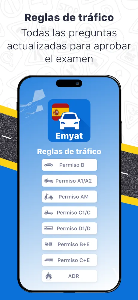 Captura de la aplicación Emyat