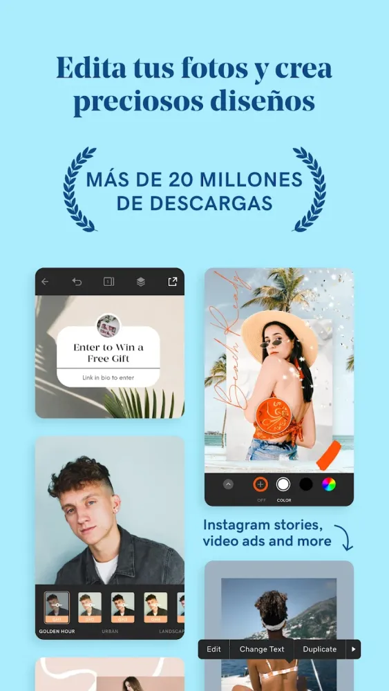 Captura de la aplicación GoDaddy Studio