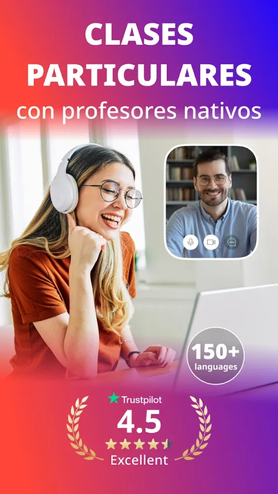 Captura de la aplicación italki 