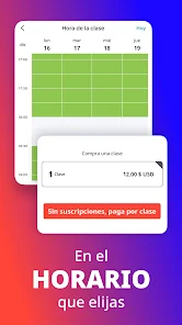 Captura de la aplicación italki 