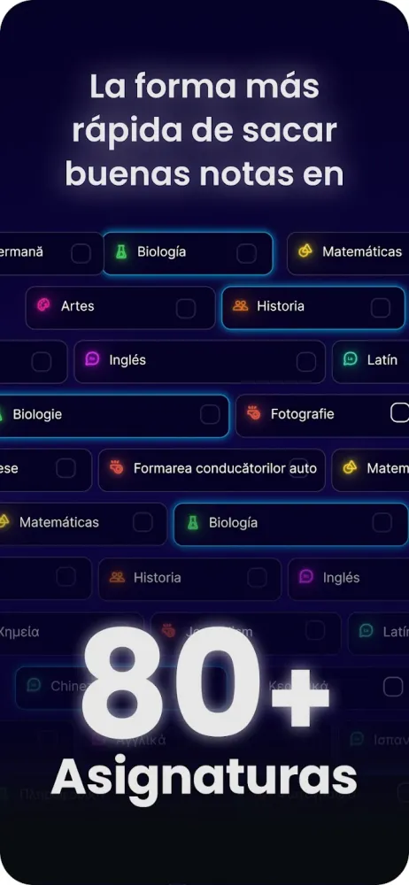 Captura de la aplicación Knowunity | Apuntes y IA