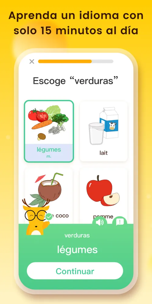Captura de la aplicación LingoDeer