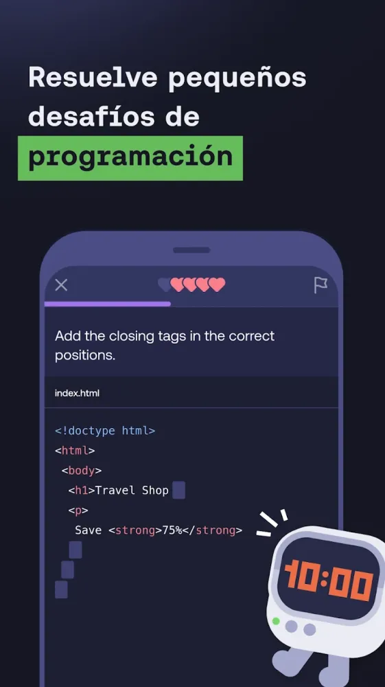 Captura de la aplicación Mimo