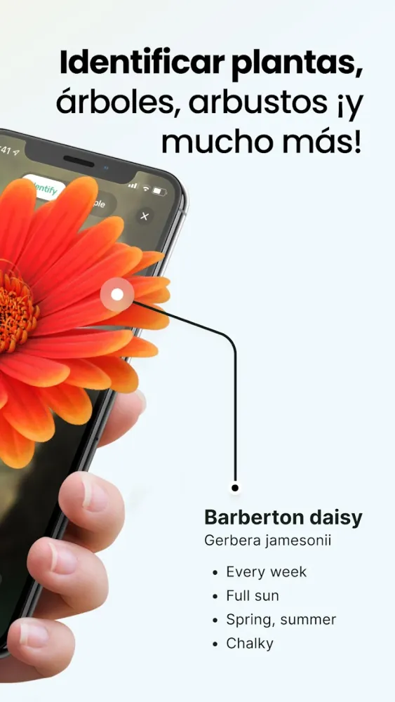 Captura de la aplicación Plant App