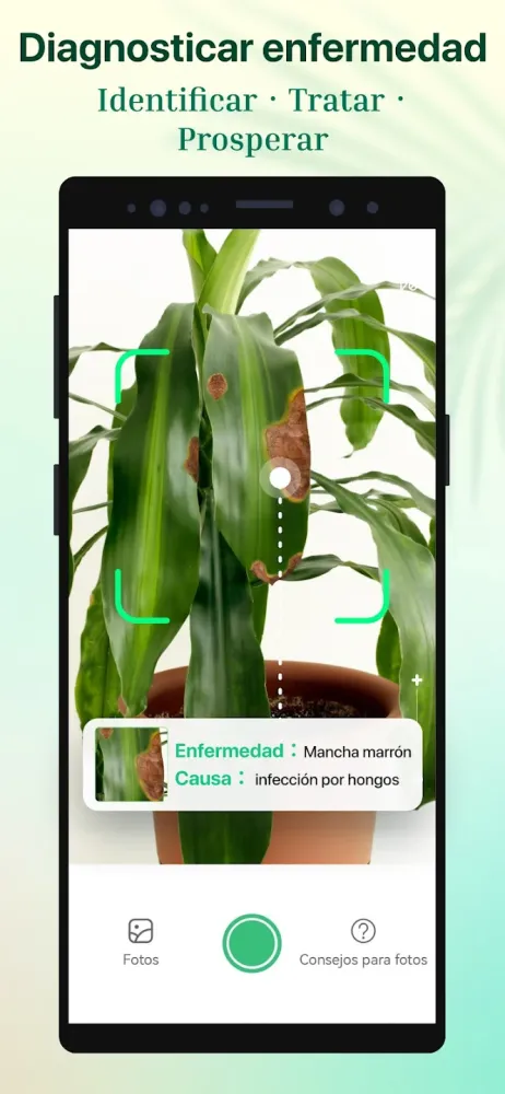 Captura de la aplicación Plant Parent
