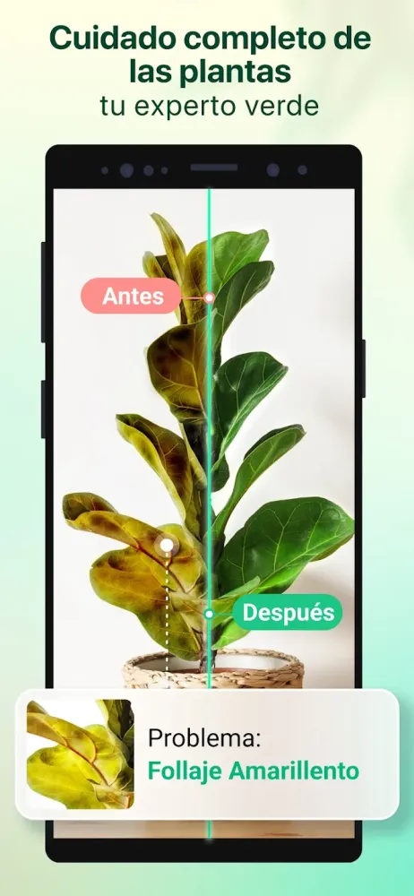 Captura de la aplicación Plant Parent
