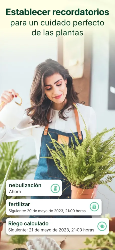 Captura de la aplicación Plant Parent