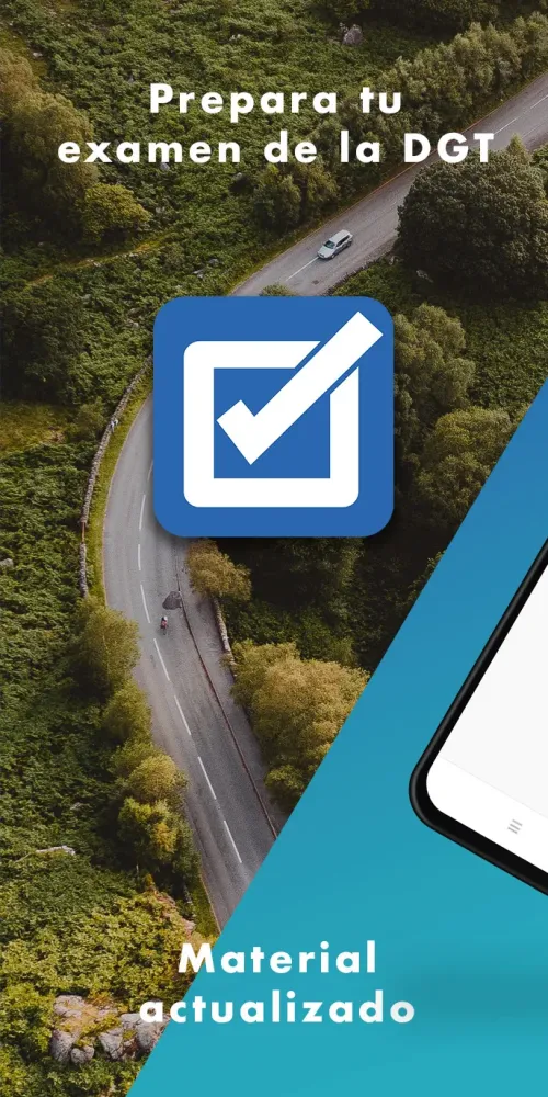 Captura de la aplicación Test DGT 2025 