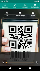 Captura Lector de códigos QR y barras