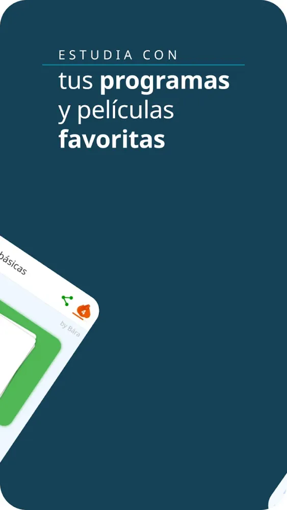 Captura de la aplicación DuoCards 