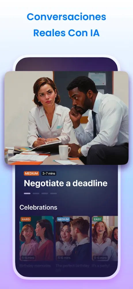 Captura de la aplicación ELSA Speak