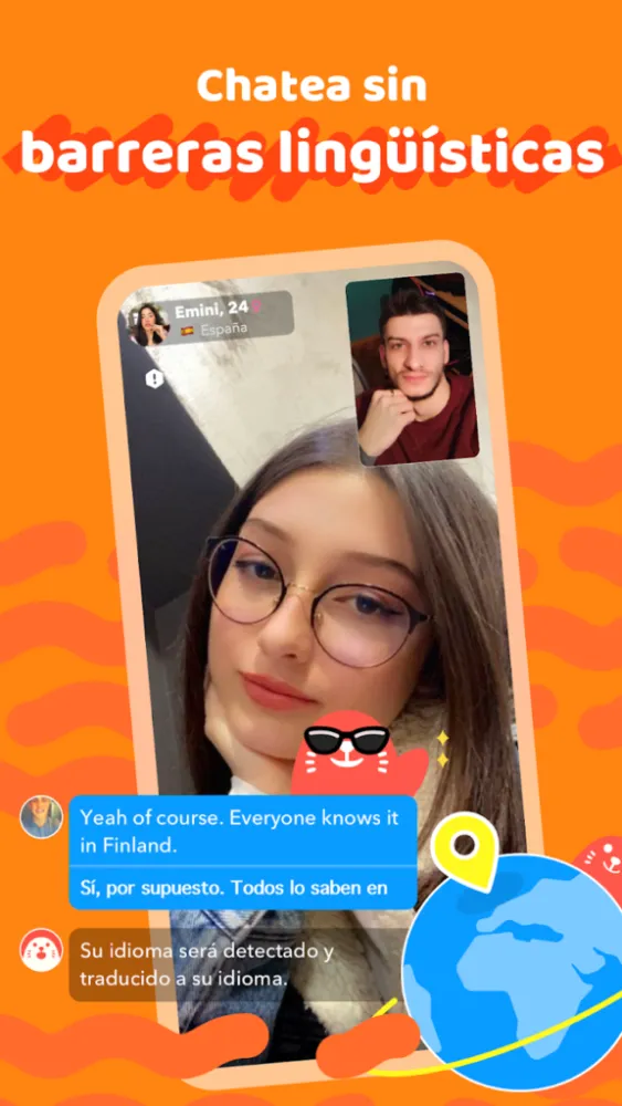 Captura de la aplicación HOLLA