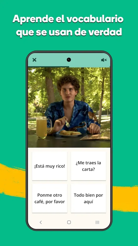 Captura de la aplicación Memrise