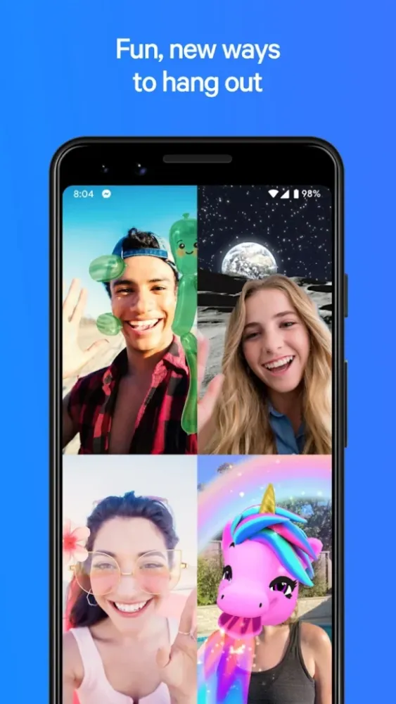 Captura de la aplicación Facebook Messenger