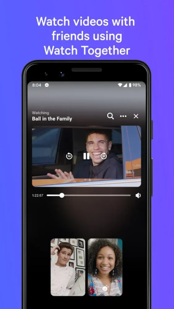 Captura de la aplicación Facebook Messenger