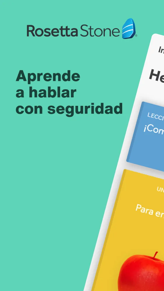 Captura de la aplicación Rosetta Stone