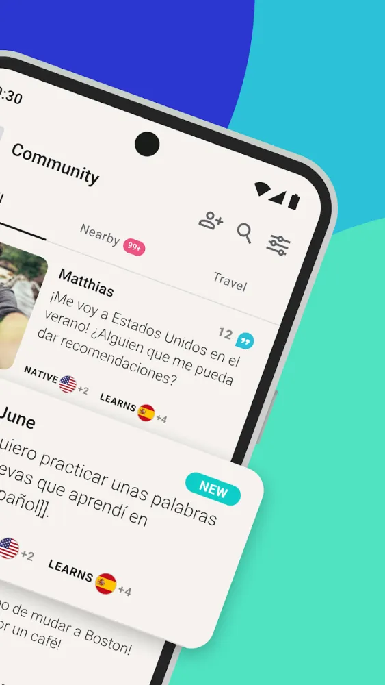 Captura de la aplicación Tandem