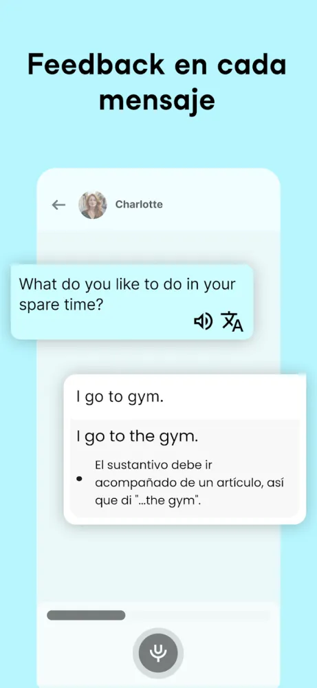 Captura de la aplicación Univerbal