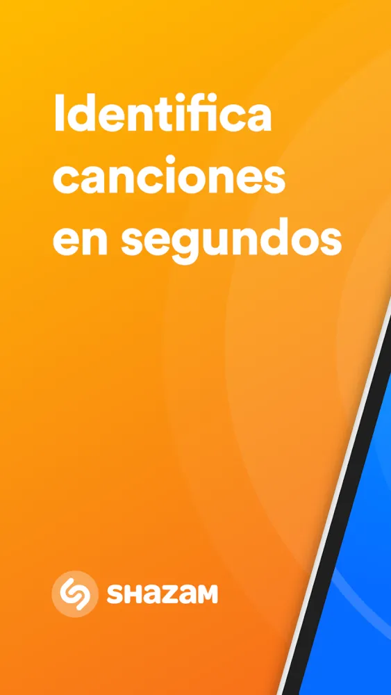 Captura de la aplicación Shazam