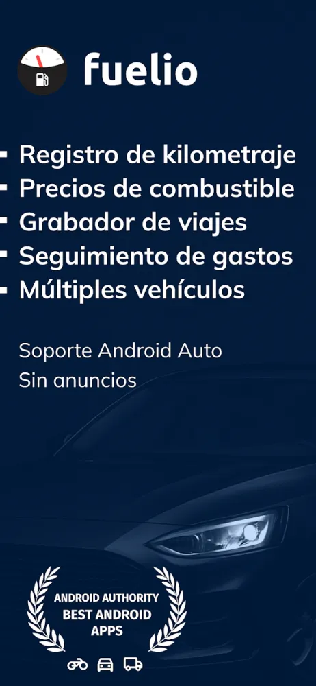 Captura de la aplicación Fuelio