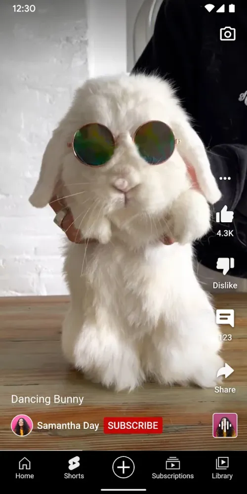 Captura de la aplicación YouTube